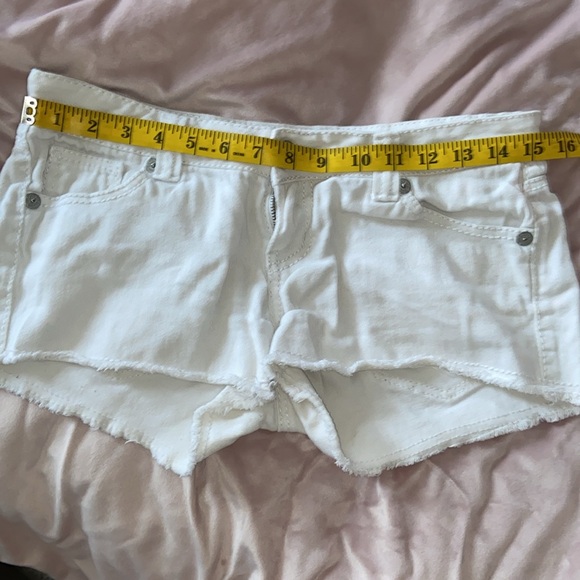 Paris Blues White Jean shorts size 1 - Picture 4 of 5